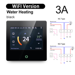 Black WiFi Water Heating