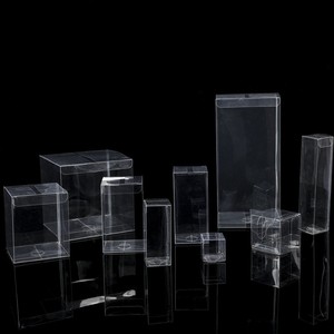 定制LOGO长方形折叠小包装透明pvc盒透明PP PET透明方形PVC塑料盒 - Product Image 3