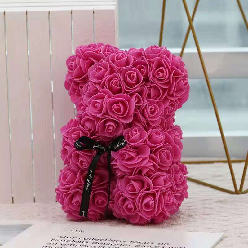 rosa con caja