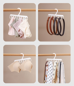 Portable 8-tooth Sock Clip Household Drying Storage 2-in-1 Clip Wardrobe Belt Scarf Hook One <strong>Thing</strong> Multi-purpose - Product Image 5
