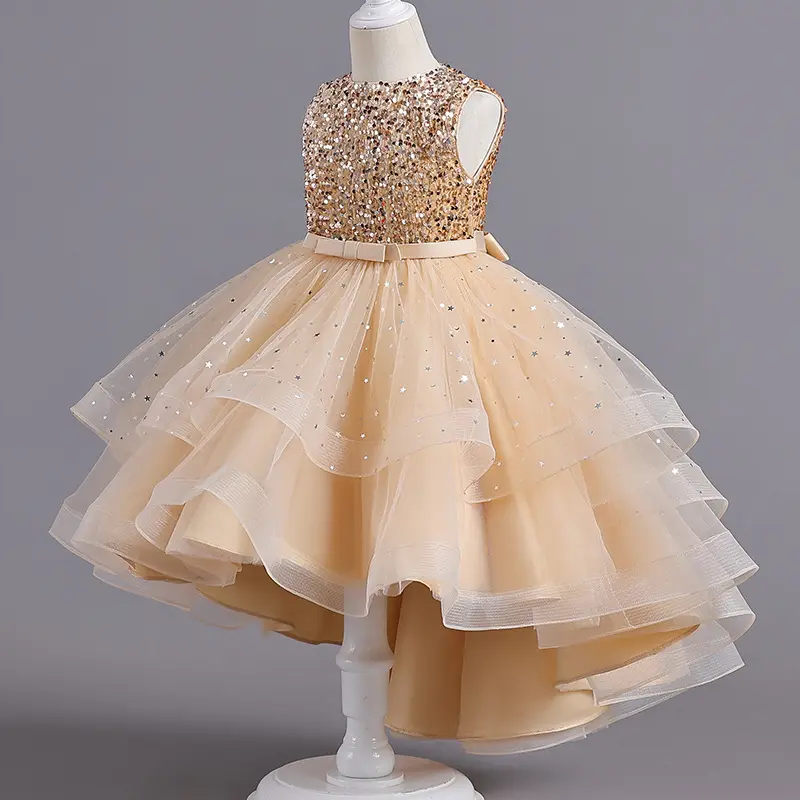 2023 yeni Model ck tasarım çiçek kız elbise düğün çocuklar tül elbise kırmızı balo çocuk kız çocuk 2 - 14 yıl