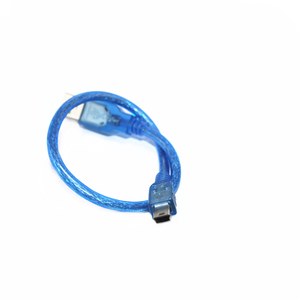 Cavo USB 30cm per ArduiNoUNOR3 Nano V3.0 Mega 2560 R3 USB2.0 a Mini USB per Ardui blu doppia schermatura cavo wirelinter - Product Image 3