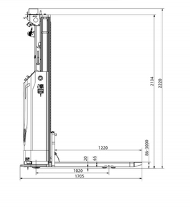 2025 Nuevo Robot apilador de paletas AMR AGV de 2 toneladas Manejo de materiales para soluciones de almacenamiento automatizadas - Product Image 5