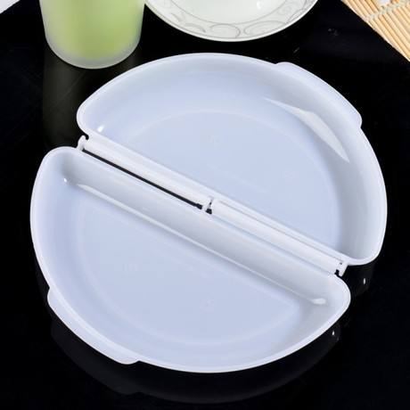 White without omelette plate