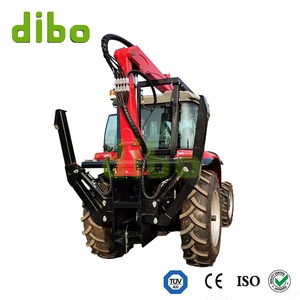 Ue silvicoltura Loging tedesco per il trasporto di legname idraulico autocaricante legname rimorchi per trattore macchina per la lavorazione del legno - Product Image 5