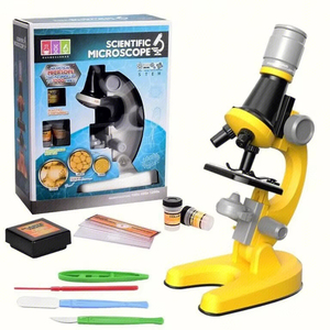 生物学サンプルを観察している子供のための教育玩具科学顕微鏡 - Product Image 1