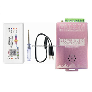 Controlador de música WiFi SPI LC1000A LC2000B, tira de luz de píxeles digitales LED RGB, Control de pantalla, micrófono incorporado - Product Image 1