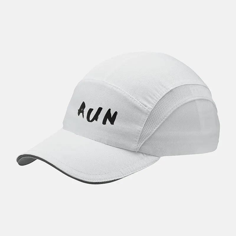 빠른 건조 경량 통기성 폴리 에스터 사용자 정의 인쇄 로고 구조화되지 않은 소프트 러닝 스포츠 모자 야구 모자