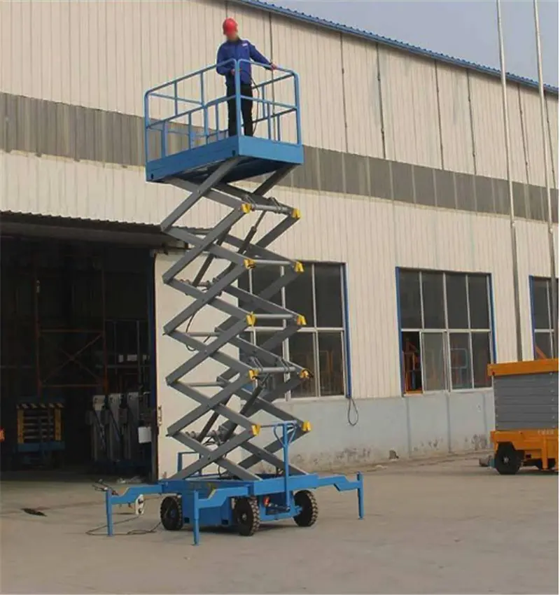 Alim 450 High rise building construction elevator with Veichi VFD for lifting materials and passengersScissor Lift