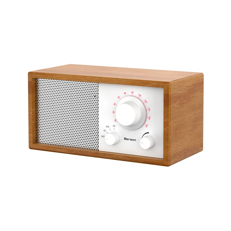 2024 novo molde exclusivo de madeira Bluetooth alto-falante BT rádio FM estilo vintage música maravilhosa alto-falante sem fio