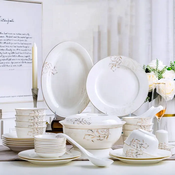 Jingdezhen — ensemble de bols en céramique, style européen, vaisselle en porcelaine