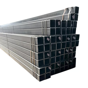 Tubulação quadrada soldada padrão 25*50mm do quadrado & retangular pretos do EN do aço carbono para a construção