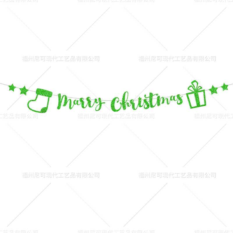 Lettres de Noël-vert