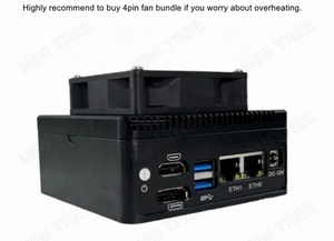 2.5G Dual Lan Micro Industrial Computer 12 ° In tel N100 Quad Core 2x2.5G Ethernet M.2 SSD incorporato robusto Firewall Mini Box PC - Product Image 5
