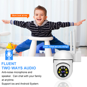 Telecamera wireless wifi IR Full Color visione notturna bidirezionale Audio wireless auto-tracking 360 PTZ A7 telecamera per il monitoraggio del bambino - Product Image 2
