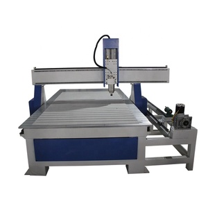 1325 3D 4th máquina de grabado rotativa máquina enrutadora CNC de 4 ejes con mesa rotativa - Product Image 4