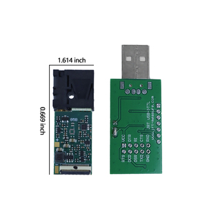 Kompakter industrieller Laser-Abstands sensor Optischer UART-und USB-Schalter mit einer Reichweite von 5cm und 10cm. Langlebiger umschaltbarer optischer Abstands sensor - Product Image 1