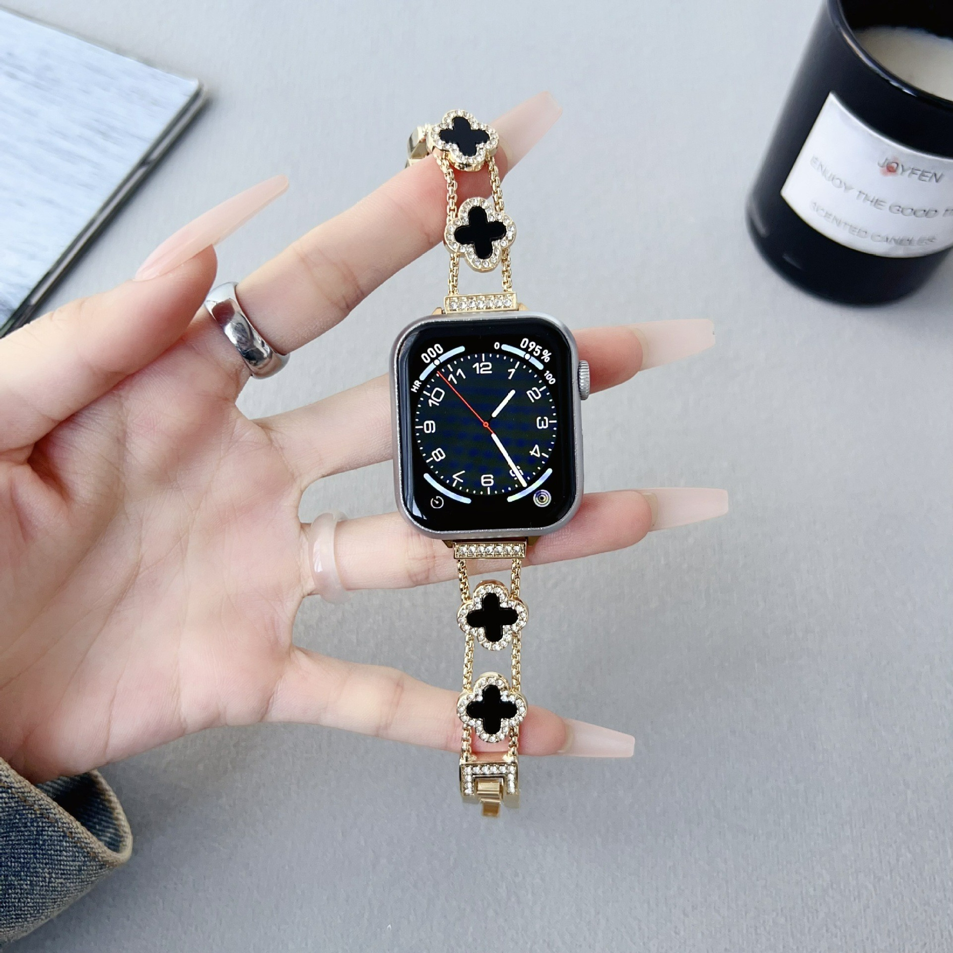 gold and black