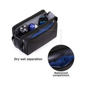 Custom Logo Printed Travel Toiletry Bags Kit Make up Tools Storage <strong>Pouch</strong> for Men Shaving Organizer Business Cosmetic Bags - Product Image 6