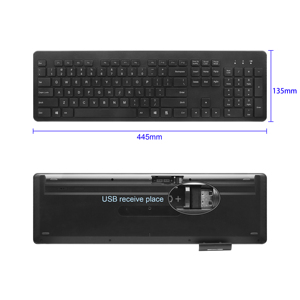 Business <strong>Computer</strong> <strong>Keyboard</strong> Items HKB035 Basic Standard 104Keys Slim Wireless <strong>Keyboard</strong>