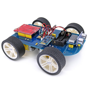 Kit Easy Plug per auto SMART con controllo seriale OPEN-Smart 4WD con Tutorial per Arduino UNO R3