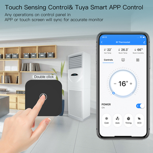 Tuya WiFiスマートIRサーモスタットACコントローラータッチボタンワイヤレス制御内蔵温度湿度センサー音声制御 - Product Image 3