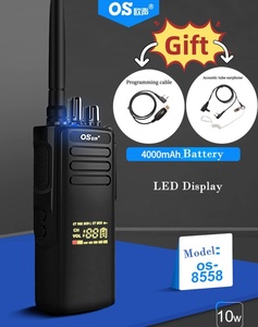Os Walkie Talkie OS-8558 15Km Two <strong>Way</strong> <strong>Radio</strong> with <strong>Programming</strong> Cable and Earphone - Product Image 2
