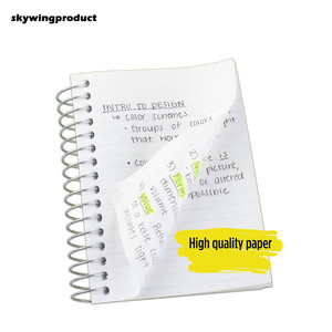 Sản Phẩm Skywing 200 Tờ 5-1/2X3-1/2 Inch Các Loại Màu Sắc 6 Gói Máy Tính Xách Tay Xoắn Ốc Với Giấy Cai Trị Đại Học Cho Du Lịch - Product Image 3