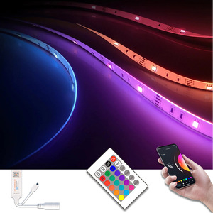 Tuya Smart Bluetooth светодиодный контроллер Мини 5V 5-24V Smartlife APP телефона 24key ИК-пульт дистанционного управления 12V 6A цветных (RGB) светодиодных лент контроллер - Product Image 3