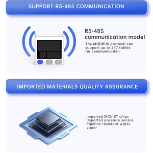 शिन np श्रृंखला 3-स्क्रीन डिस्प्ले उच्च-सटीक डिजिटल दबाव स्विच 2 आउटपुट कम दबाव प्रकार (-0.1mpa) फिटिंग - Product Image 4