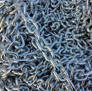 Factory Direct 6mm <strong>DIN766</strong> Welded Steel Galvanised Link <strong>Chain</strong> Short Link <strong>Chain</strong> - Product Image 5