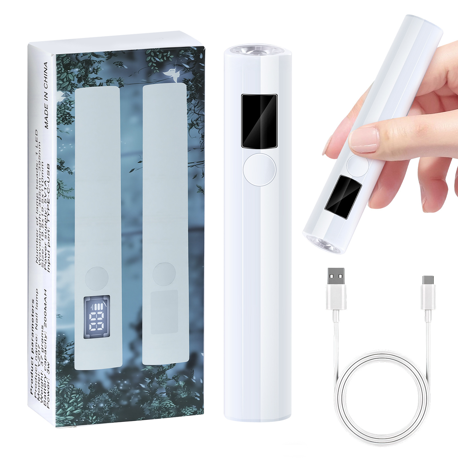 Lumière simple ligne yz07 blanc