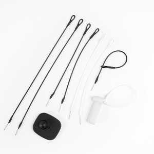 L-002 dây buộc không gỉ cho thẻ an ninh <span class=keywords><strong>tag</strong></span> dây buộc 17cm chiều dài màu đen EAS dây buộc dây vòng <span class=keywords><strong>Pin</strong></span> - Product Image 1