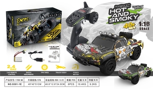 Cheap Remote Rc Buggy Car 4X4 Radio <strong>Control</strong> Toys Electric Racing Monster Truck Model Fast 1:18 With Light