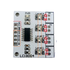 LC1BD04 DC 5V 4 Digitale Wasserstands anzeige platine Flüssigkeitssensor-Steuer modul für Arduiuo NANO Aquarium Wasserturm - Product Image 1