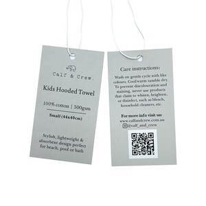 Etiquetas colgantes de logotipo personalizado reutilizables E-Magic, etiqueta colgante de cuerda al por mayor para ropa, etiqueta de tamaño propio personalizado - Product Image 4