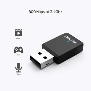 Adaptador Wifi USB Tenda modelo U9 banda Dual 2,4/5G AC650 tarjeta de red inalámbrica compatible con Windows 11/10/8.1/8/7/XP para servidor - Product Image 3