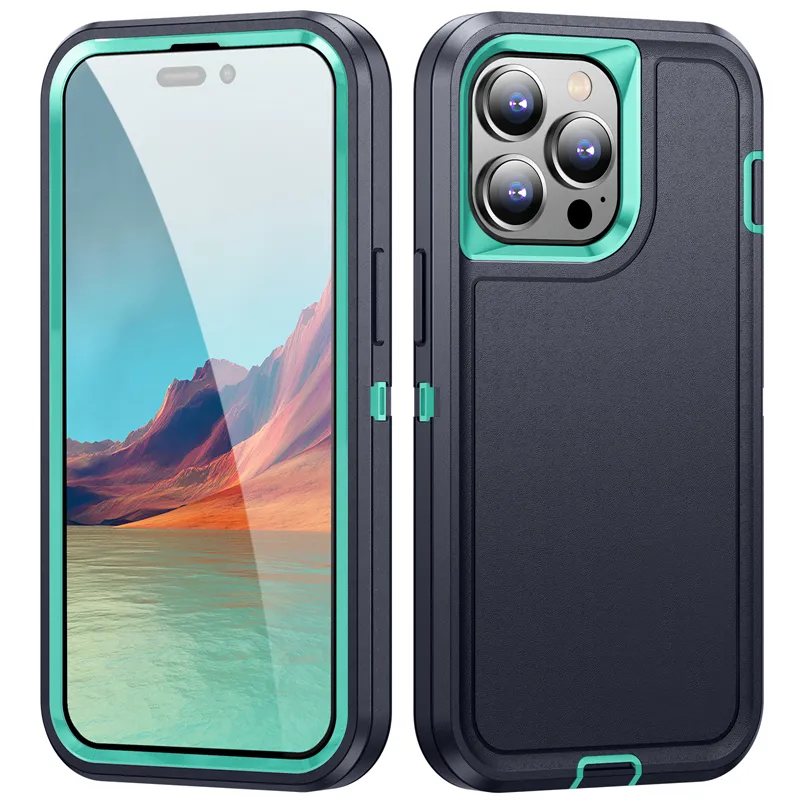 Funda protectora resistente para iPhone 15 Pro Max 15 Plus, funda protectora a prueba de golpes para iPhone 14 Pro 13 12 11 XS Max XR 6 7 8