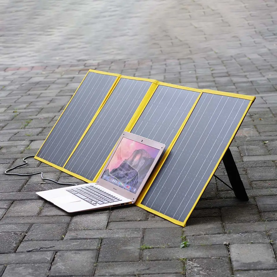 Beste Prijs Waterdichte Draagbare Zonnepaneel Starterset 100W 200W 320W Monokristallijn Opvouwbaar Zonnepaneel Voor Thuis Kamperen