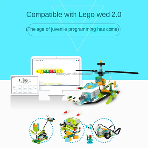 168โมเดลชุดก้าน WeDo2.0หุ่นยนต์สูงตัวต่อเพื่อการศึกษาโมเดลโรงเรียนสร้างการเรียนรู้ที่มีความสุขสำหรับนักเรียน - Product Image 3
