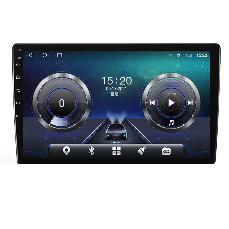 Ts10 Universele 9/10 Inch Android Auto Radio Met 360 Zicht Camera 4gb3 2Gb/4gb6 4Gb/6gb12 8Gb/8gb 128gb