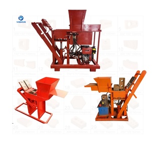 Máquina de fabricación de ladrillos de arcilla hidráulica de nuevo tipo pequeño 2-45 Máquina de ladrillos de bloques de enclavamiento manual - Product Image 1