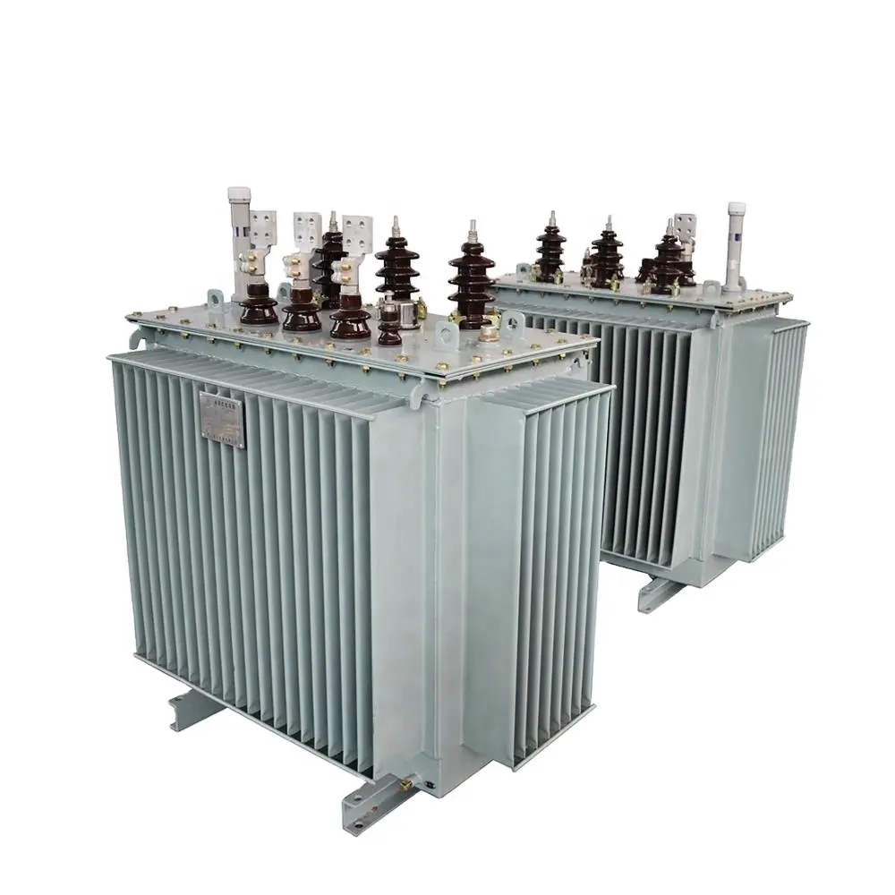 오일 침지 타입 3 상 배전 변압기 10KVA 100KVA 125KVA 160KVA 200KVA 250KVA 315KVA 400KVA 11/0.4KV 33KV