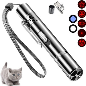 Petfessor 7 modelli regolabili Mini ricaricabile a lungo raggio 303 puntatore Laser Puntero Lazer Light per animali domestici - Product Image 1