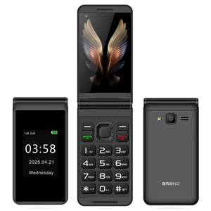 OEM 3.5นิ้ว4G ปุ่มกดโทรศัพท์มือถือแอนดรอยด์, ปลดล็อคสมาร์ทโฟนโทรศัพท์พลิกหน้าจอสัมผัส4G - Product Image 1