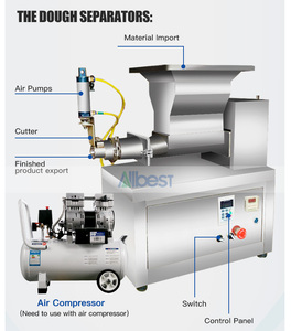 2500 Stück/h Pneumatischer Teigs ch neider teiler und runder Kombination maschine - Product Image 5