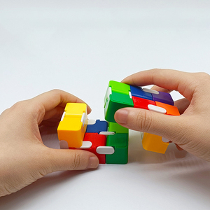Vui Vẻ Vô Cực Ma Thuật <span class=keywords><strong>Cube</strong></span> Giải Nén Đồ Chơi Fidget Đồ Chơi Giảm Căng Thẳng Cho Trẻ Em Người Lớn - Product Image 3