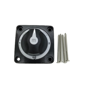 6006200 48V 300A đen đơn mạch 2 vị trí Pin ngắt kết nối chuyển đổi cho xe RV Thuyền biển - Product Image 2