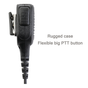 Walkie Talkie de mano profesional con micrófono de altavoz de hombro y PTT para Árbitros de guardias de seguridad e intercomunicador de guía de audio - Product Image 2
