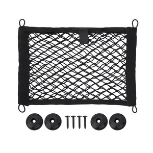 Einstellbarer elastischer dehnbarer Lagertaschen-Gitter Innenausstattung für SUV-Lkw Kofferraum-Speichernetz Haken Kunststoffnetze - Product Image 2